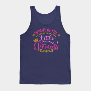 mommy of the little princess pink and gold Tank Top